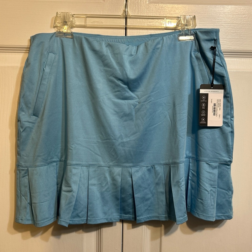 NWT Tail Activewear Tipton Pull On Ladies Golf Skort Naples Blue Size L Large